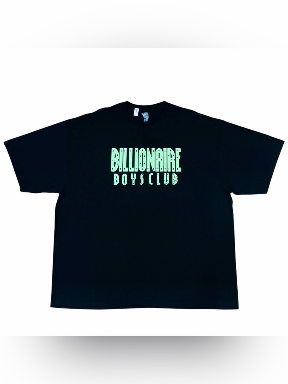 Vintage Billionaire Boys Club Black Green Glow In The Dark Logo Shirt Sz 2XL